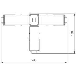 DOMOCLIK® T-FÖRMIGES VERBINDUNGSSTÜCK FÜR SELBSTREGULIERENDES HEIZBAND