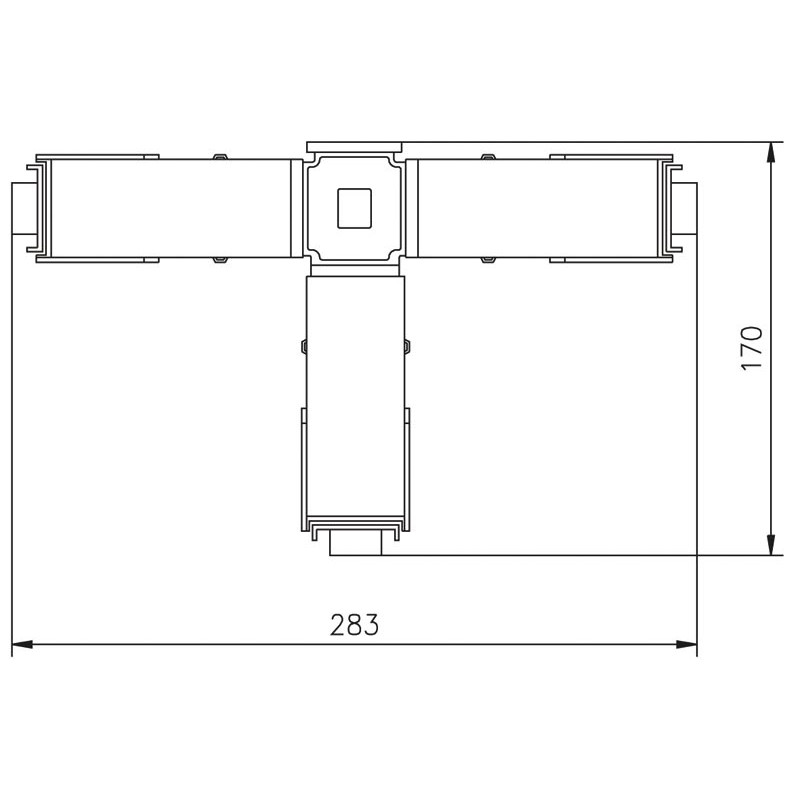 DOMOCLIK® T-FÖRMIGES VERBINDUNGSSTÜCK FÜR SELBSTREGULIERENDES HEIZBAND