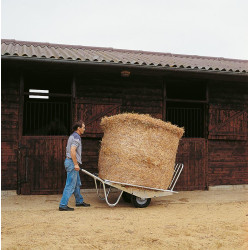 2 Räder Heuschubkarre mit klappbaren Seiten 2 Räder Heuschubkarre mit klappbaren Seiten