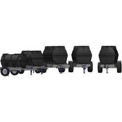 2300 l fahrbarer Tank für Schlepper