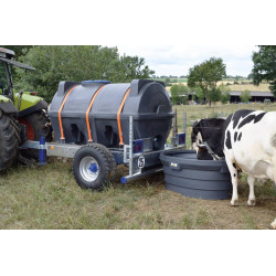 2300 l fahrbarer Tank für Schlepper