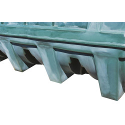 Horizontaler Tank 8500 L zur Lagerung von Flüssigkeiten mit hoher Dichte - D1.5