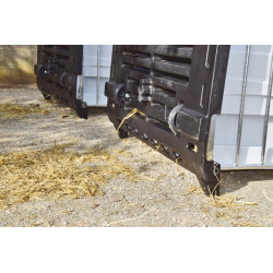  Spaltenboden auf Rädern