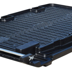  Spaltenboden auf Rädern