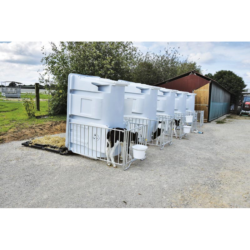 XXL Kälberiglu Komfortpaket, mit Spaltenboden