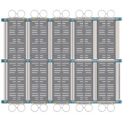 Trennwand für Hygiene Pro Kälberboxen Rücken-an-Rücken