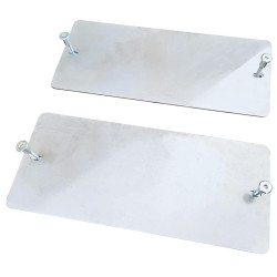 Schließplatten für Hygiene PRO Trennwand aus Kunststoff