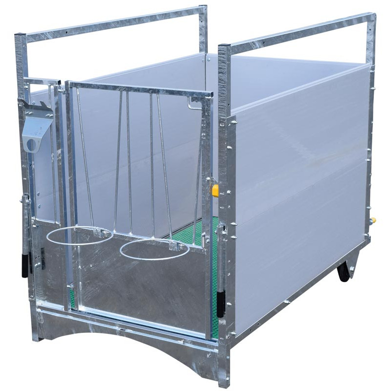 Fahrbare kälberbox STD - PVC - Ausführung Einfach Fahrbare kälberbox STD - PVC - Ausführung Einfach