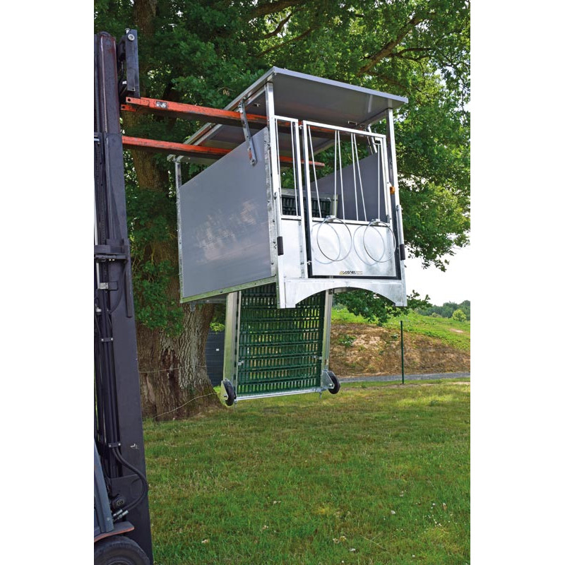 Fahrbare kälberbox STD - PVC - Ausführung Einfach Fahrbare kälberbox STD - PVC - Ausführung Einfach