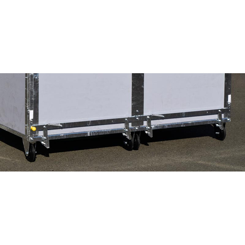 Kippmechanismus für kälberbox spaltendboden STANDARD PVC DUO