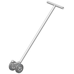 Transportdeichsel für fahrbare kälberboxen