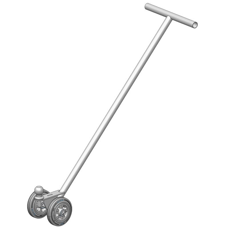 Transportdeichsel für fahrbare kälberboxen