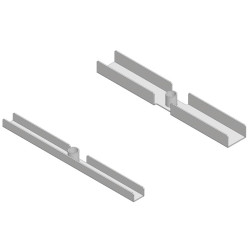 Verbindungsset für 2 Hygiene PRO kälberboxen mit festen wänden aus kunststoff