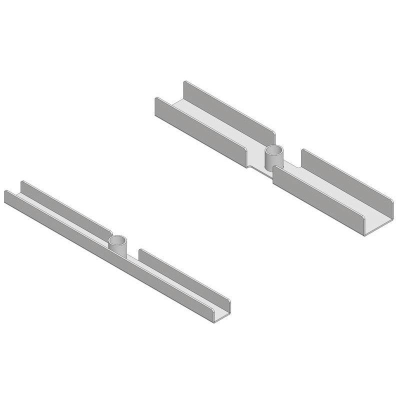 Verbindungsset für 2 Hygiene PRO kälberboxen mit festen wänden aus kunststoff