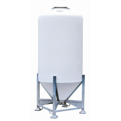 2000 l Futtersilo auf Rahmengestell mit Schieber 