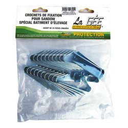 Verzinkte Haken zur Gummiseilbefestigung Verzinkte Haken zur Gummiseilbefestigung