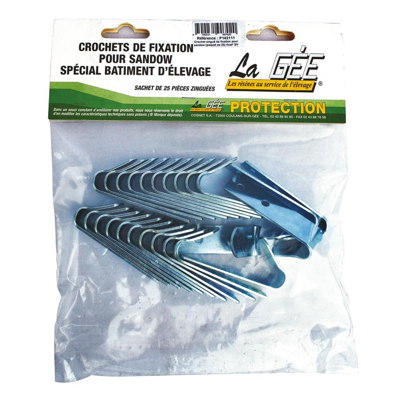 Verzinkte Haken zur Gummiseilbefestigung Verzinkte Haken zur Gummiseilbefestigung