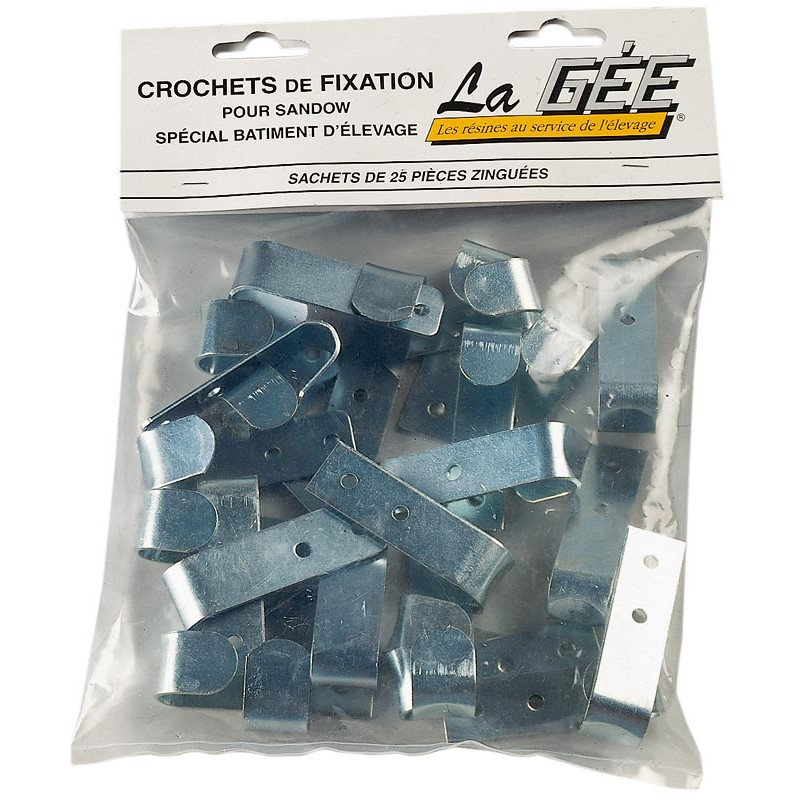 Verzinkte Haken zur Gummiseilbefestigung Verzinkte Haken zur Gummiseilbefestigung