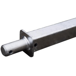 DEICHSEL MIT KUPPLUNGSKOPF FÜR VIERRAD-TRANSPORTWAGEN 