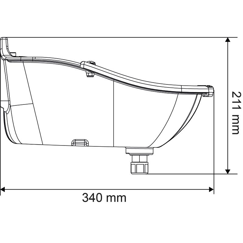 PF5 PLUS POLYFAST NC TRÄNKE MIT ANTI-SCHWAPP-RING