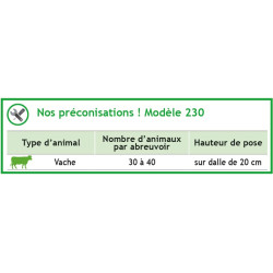 POLYHERD 230 nicht heizbare Tränke POLYHERD 230 nicht heizbare Tränke