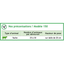 POLYHERD 150 heizbare Tränke