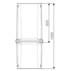 THERMO S 600 Säule zur Bodenmontage