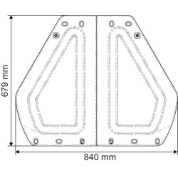 Doppelte POLYFLAP Tränke