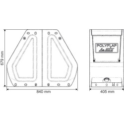Doppelte POLYFLAP Tränke