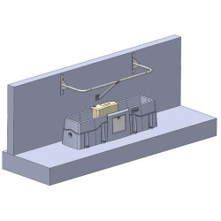 Metallschutzrahmen für POLYMASTER PM 2,40 m Tränke