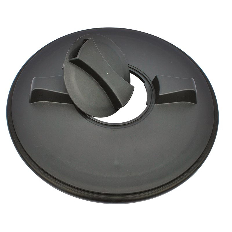 Deckel Ø 355 mm mit Abdeckring und Entlüftungsstopfen - 
