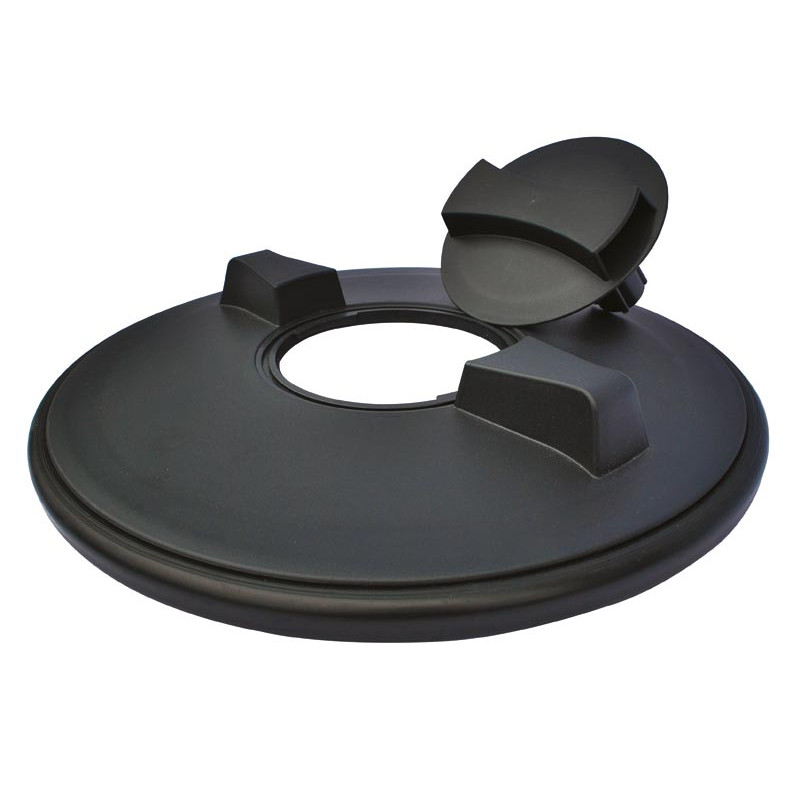 Deckel Ø 355 mm mit Abdeckring und Entlüftungsstopfen - 