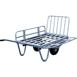 2 Räder Heuschubkarre mit klappbaren Seiten