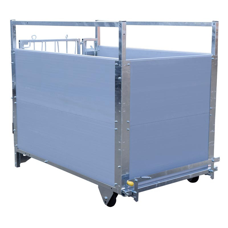 Fahrbare kälberbox STD - PVC - Ausführung Einfach
