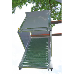 Fahrbare kälberbox STD - PVC - Ausführung Einfach