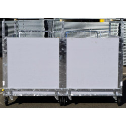 Fahrbare kälberbox STD - PVC - Ausführung DUO