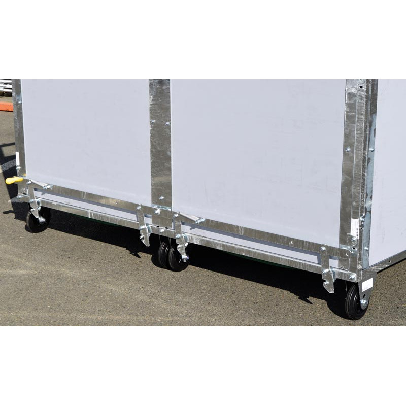Fahrbare kälberbox STD - PVC - Ausführung DUO