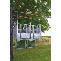 Fahrbare kälberbox STD - PVC - Ausführung DUO