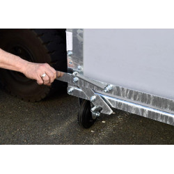 Kippmechanismus für kälberbox spaltendboden standard PVC einfach
