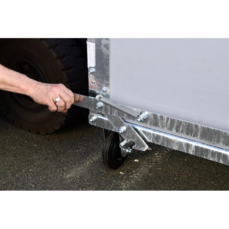Kippmechanismus für kälberbox spaltendboden STANDARD PVC DUO