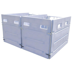 Rückwand aus Kunststoff für HYGIENE PRO Kälberbox