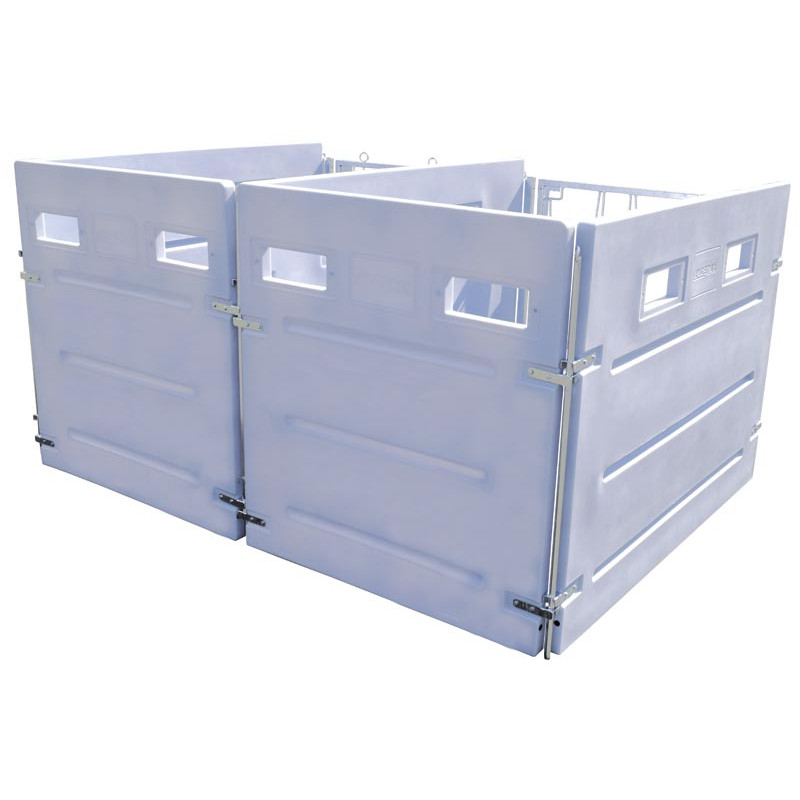 Rückwand aus Kunststoff für HYGIENE PRO Kälberbox