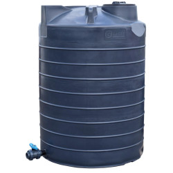 4000 L. - Ø 1,60 m Senkrechter Oberirdischer Lagertank