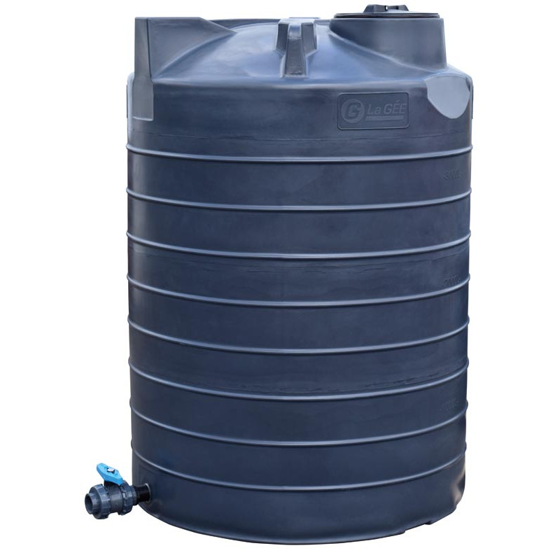 4000 L. - Ø 1,60 m Senkrechter Oberirdischer Lagertank