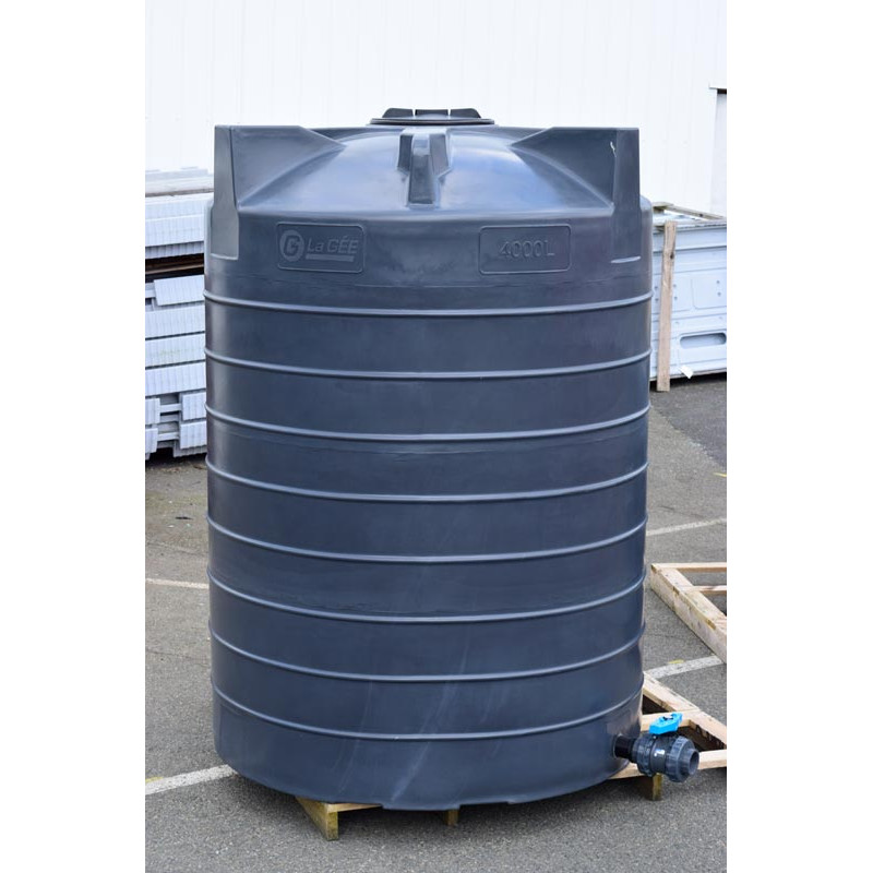 4000 L. - Ø 1,60 m Senkrechter Oberirdischer Lagertank