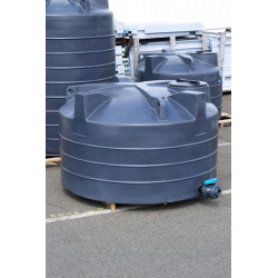 3000 L. - Ø 1,95 m Senkrechter Oberirdischer Lagertank