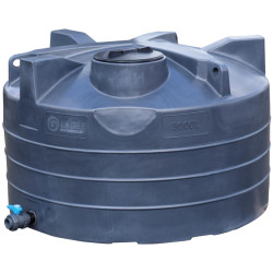 3000 L. - Ø 1,95 m Senkrechter Oberirdischer Lagertank
