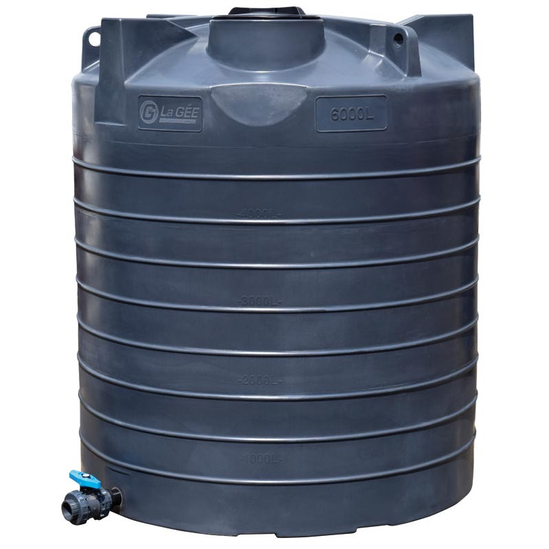 6000 L. - Ø 1,95 m Senkrechter Oberirdischer Lagertank