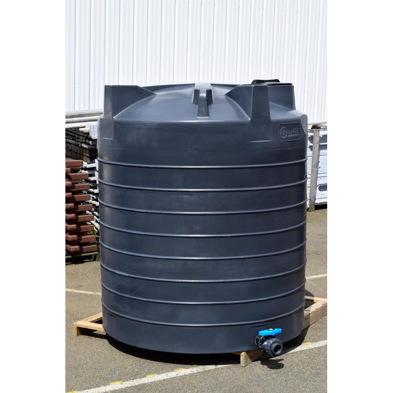 6000 L. - Ø 1,95 m Senkrechter Oberirdischer Lagertank