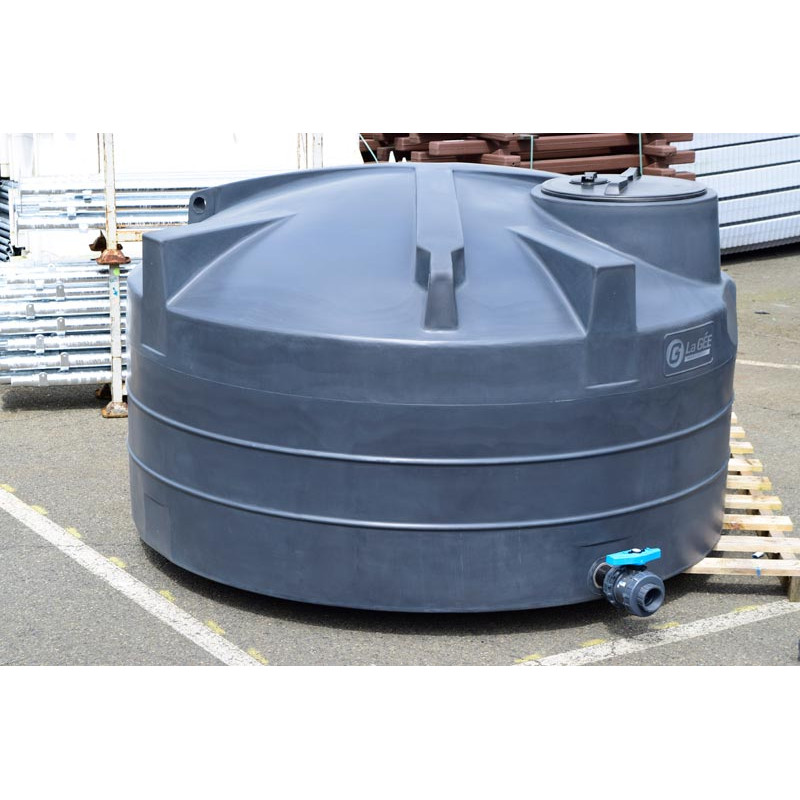 5000 L. - Ø 2,39 m Senkrechter Oberirdischer Lagertank